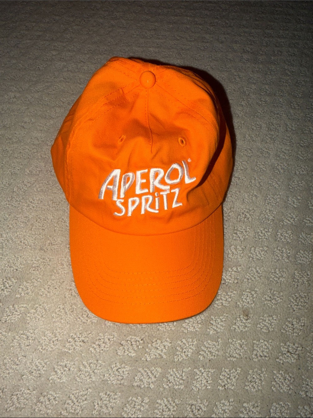 Aperol Spritz Orange Cocktail Beverage Velcro Hat Cap
